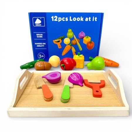 لعبة تقطيع الطعام المغناطيسية