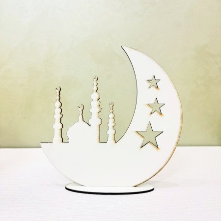 مجسم هلال ومسجد