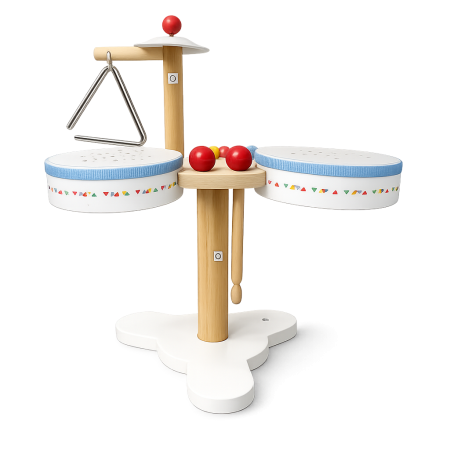 لعبة الطبول الموسيقية الخشبية