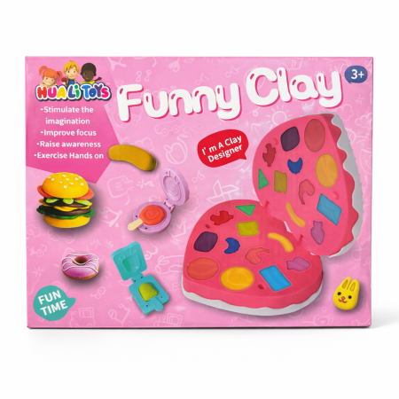 عجينة المرح الوردية funny clay