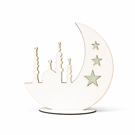 مجسم هلال ومسجد