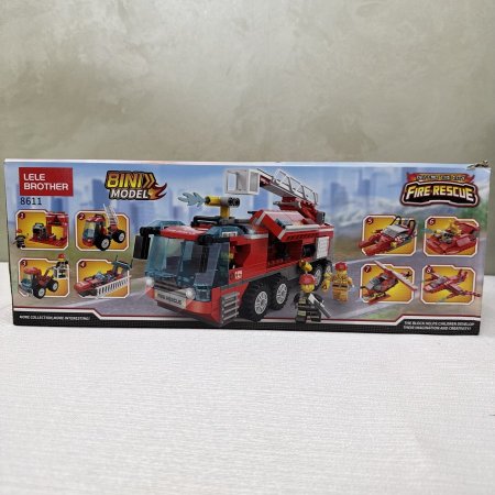 مجموعة تركيب ليجو إطفائية الحريق  ( Defend the city fire rescue )من شركة LELE BROTHER
