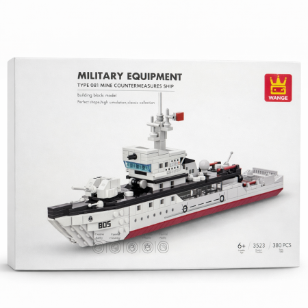 ليجو سفينة كاسحة ألغام Type 081 – | Type 081 Mine Countermeasures Ship Building Blocks