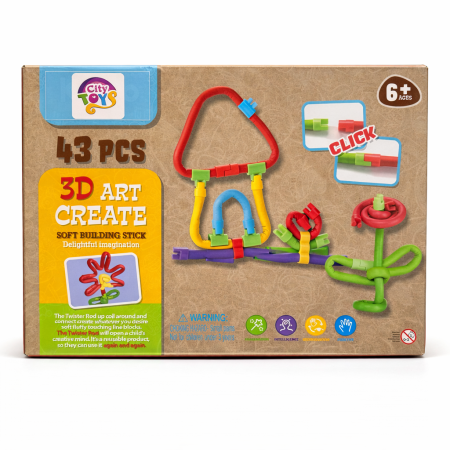 لعبة التشكيل بالعصي ثلاثية الأبعاد – 3D Stick Art Builder