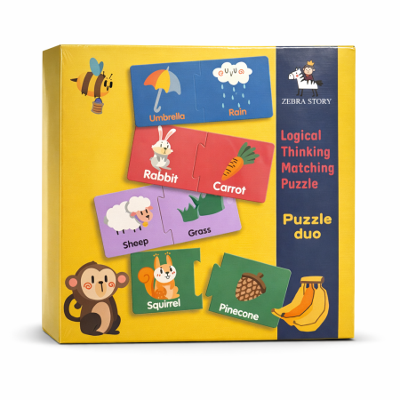بازل التفكير المنطقي للأطفال – Puzzle Duo المطابقة الذكية