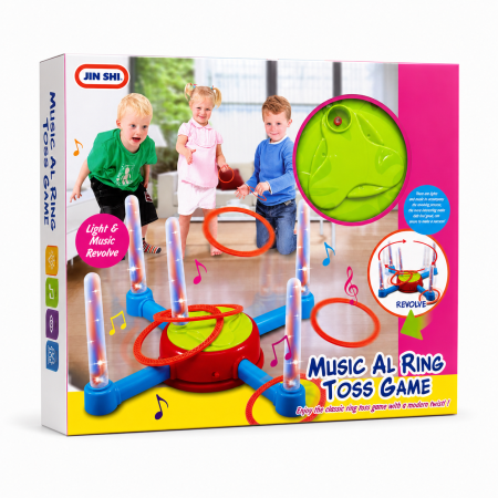 لعبة رمي الحلقات الموسيقية المضيئة – Music Ring Toss Game