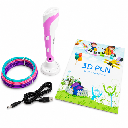 قلم الرسم ثلاثي الأبعاد مع دفتر الرسم الخاص | 3D Pen