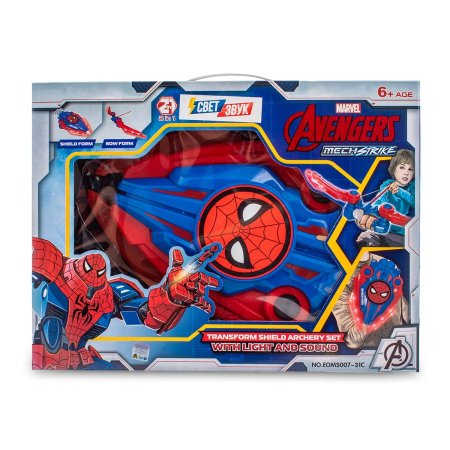 لعبة سبايدرمان 3 في 1 – قوس ودرعSpider-Man 3-in-1 Bow & Shield Toy