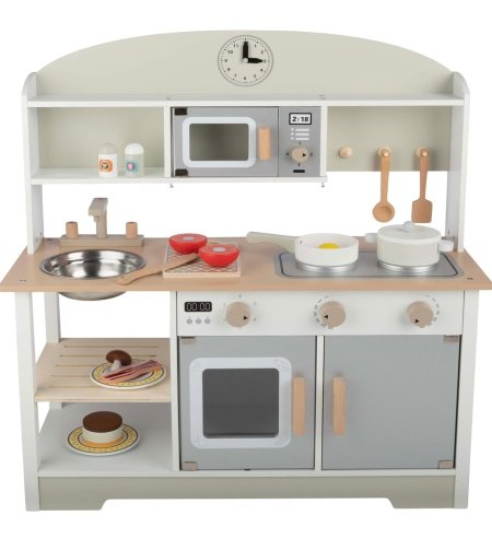 مطبخ لعب خشبي تعليمي