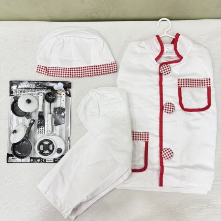 زي الشيف كامل للأطفال