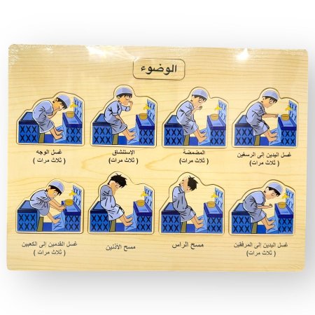 قاعدة الوضوء (بازل خطوات الوضوء)